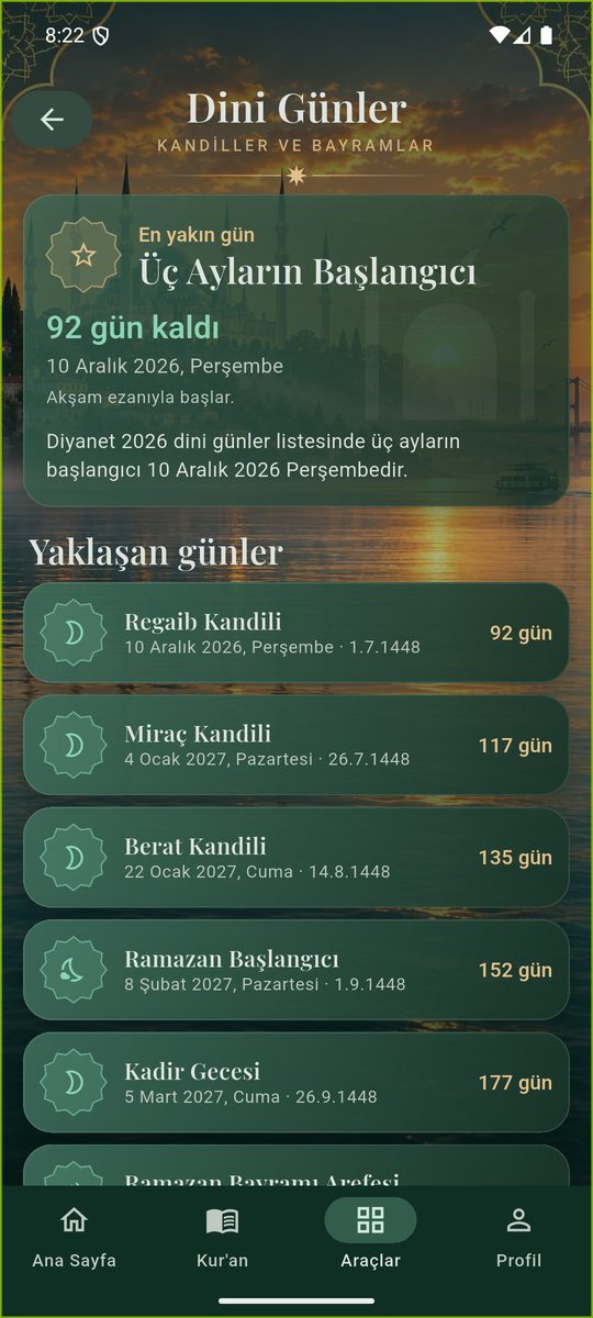 Dini günler listesi